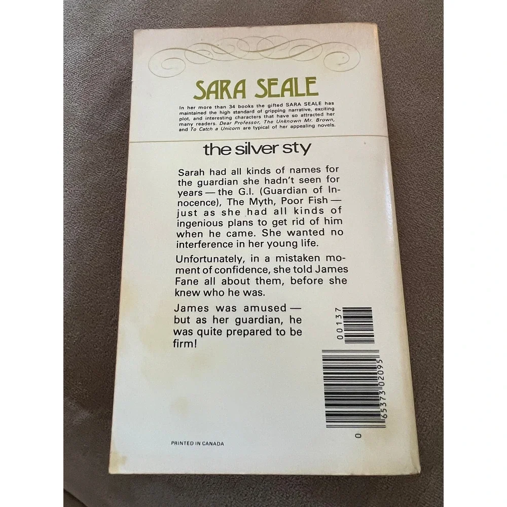 The Silver Sty, Sara Seale vintage‎ harlequin romance novel